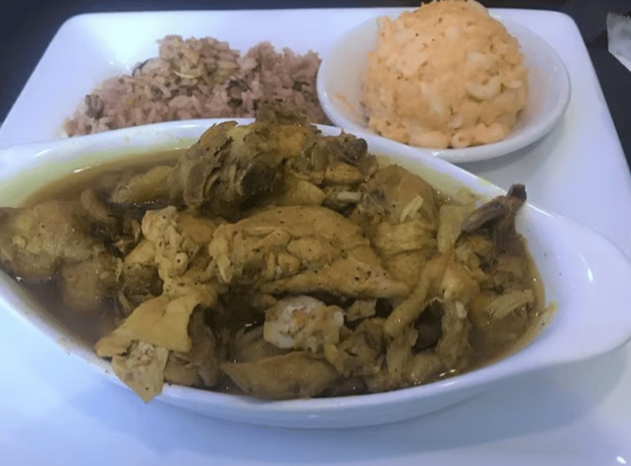 Curry Chicken Dinner.