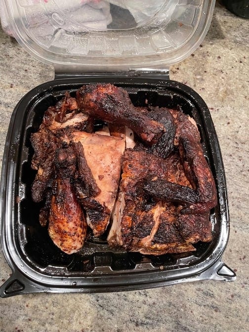 Whole Mix Jerk Chicken.