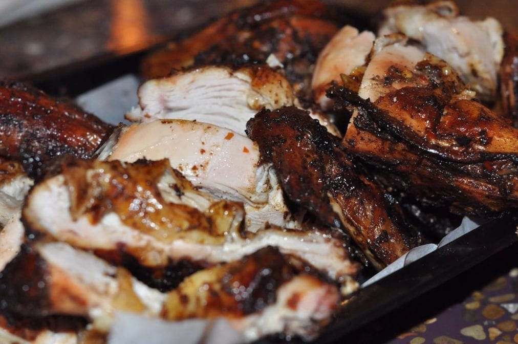 Whole White Jerk Chicken.